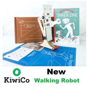 NEW KiwiCo Kiwi Crate Science Kit Walking Robot Building set Engineering Tinker